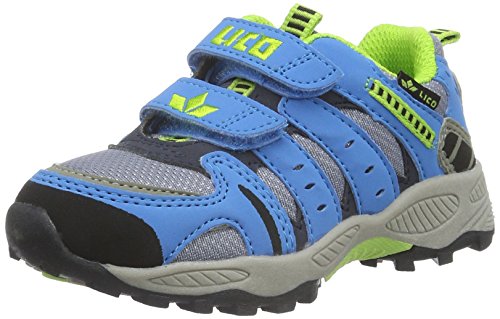 Lico Fremont V, Zapatos de Senderismo, Azul (Gr/Blau/Lemon Gr/Blau/Lemon), 27 EU