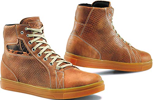 TCX NC, Botas de Motociclista Hombre, Cuero Nativo, 43 EU