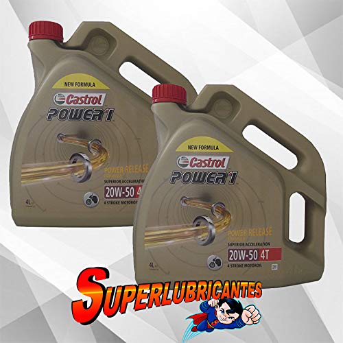 Mundocoche Castrol Powewr 1 4T 20W50 2x4L(8Litros)