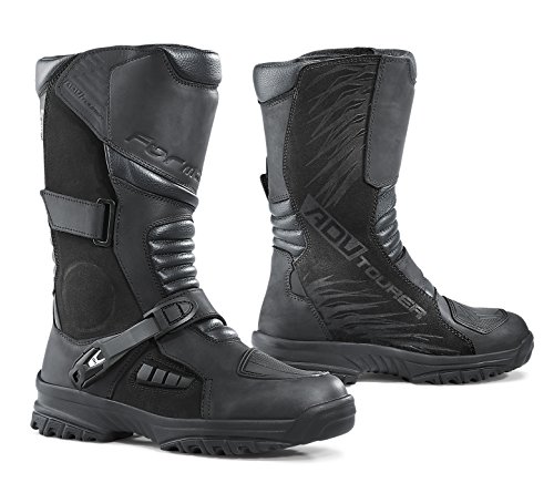 FORMA FORT92W-9949 - Botas de moto ADV Tourer WP aprobadas CE, negro, talla 49