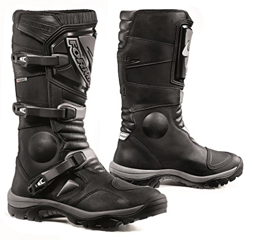 Forma WP Botas de Moto con Homologación de Tipo CE, Negro, 42