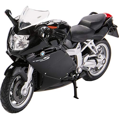 Welly Modelo de moto 1:18 BMW K 1200 S, Unisex, Multipurpos, todo el año, plástico y metal