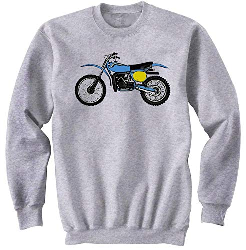 Teesandengines Bultaco pursang mkii 370 Gris Sudadera Size Xlarge