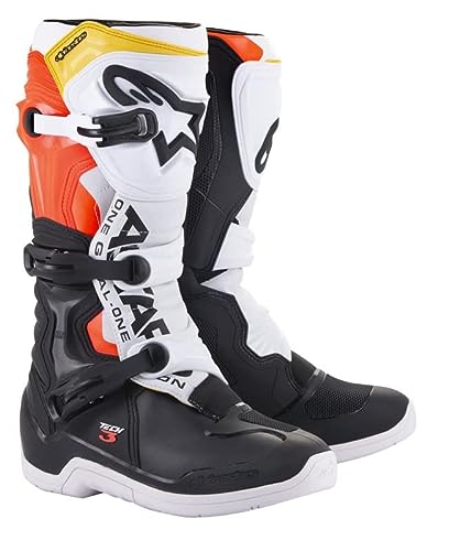 Alpinestars Crosslaarzen Tech 3 Red/White/Black-40.5 (EU)