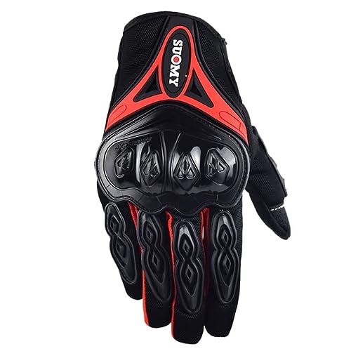 ZLKZZQ Guantes Transpirables para Verano, Guantes para Motocicleta, a Prueba de Golpes, Dedo Completo, Guantes para Ciclismo, Moto Luvas, Guantes para Motocross -A76-XL