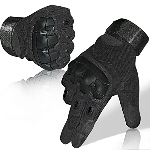 TRABIG Guantes Moto Pantalla Táctil Verano, Anti Impacto, a Prueba de Viento, Guantes de Moto Unisex, Guantes Tácticos Anticortes Hombre Mujer para Mechanix, Tiro, Combate, Escalada, Caza, Motocross