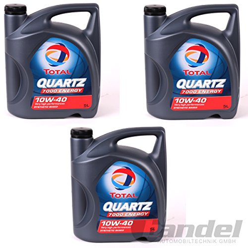 Lubricante motor TOTAL QUARTZ 7000 ENERGY 10W-40 15 LITROS (3x5 litros)