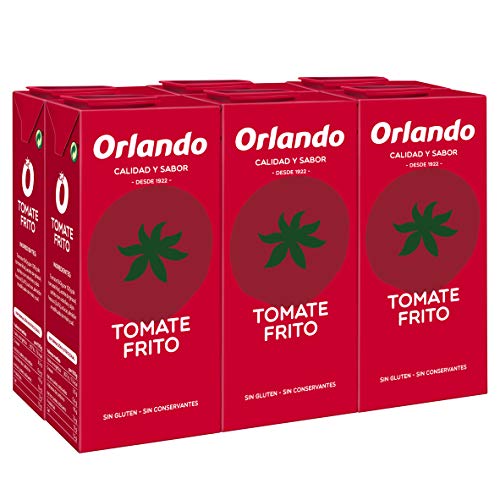 Orlando Tomate Frito - Paquete de 6 x 350 gr - Total: 2100 gr