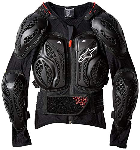 Alpinestars Youth Bionic Action Chaqueta, Negro/Rojo, Grande/XL