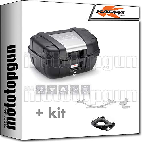 KAPPA MALETA KGR52 GARDA 52 LT + PORTAEQUIPAJE MONOKEY COMPATIBLE CON HONDA CBF 500 2010 10 2011 11 2012 12