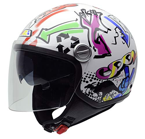 NZI Capital Duo Graphics Casco De Moto(Kiss,Medio)