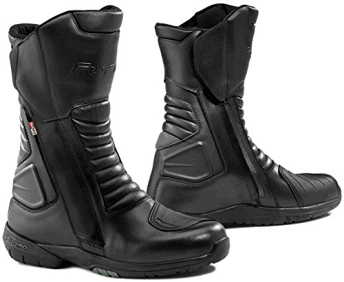 FORMA Botas de Moto Cortina Outdry WP con Homologación de Tipo CE, Negro, 38