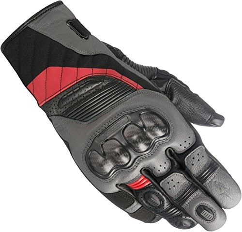 ALPINESTARS Belize DRYSTAR Guantes Negro Antracita Rojo M