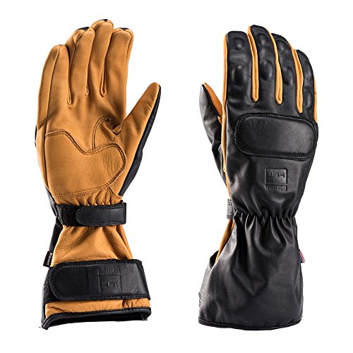 Azul Motorcycle Gloves, Black/natural, tamaño XL