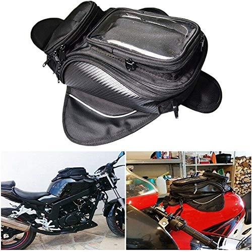 FUVOYA Bolsa del Tanque del Aceite de la Motocicleta - Soporte del Tanque de la Motocicleta Accesorios del teléfono para Las Bolsas de la Bici Impermeable Sat navs