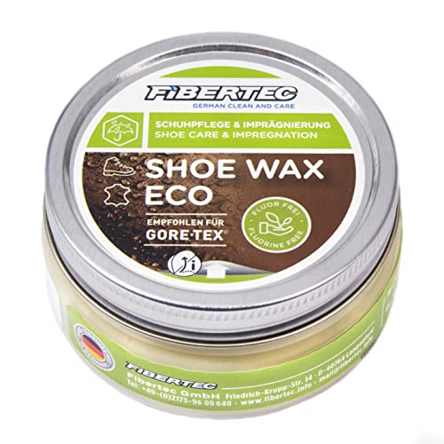 Fibertec Shoe Wax Eco, cera para la impregnación del calzado y el cuidado del cuero, certificado bluesign, incolora, 100ml