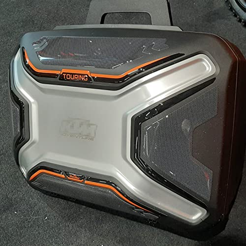 Resin Bike Adhesivos de Moto Compatibles con KTM Super Adventure R-S 2021 Touring Top Case. Protecciones Maletas Laterales y Baúl Central de Choques y Arañazos de Moto. Adhesivos 3D Resinados