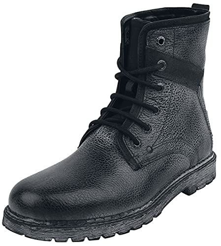 Black Premium by EMP Hombre Botas Negras Vintage EU43