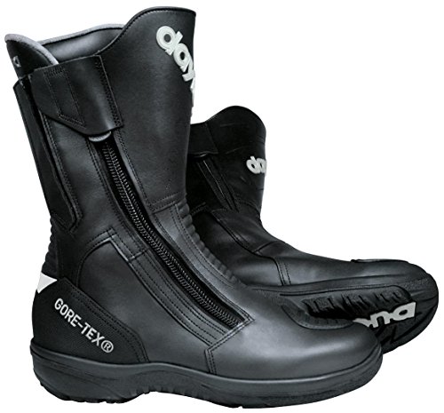 Daytona Boots Road Star Gore-TEX - Botas de motorista para hombre, color negro, corte estrecho, talla 44, unisex, Tourer, para todo el año, piel