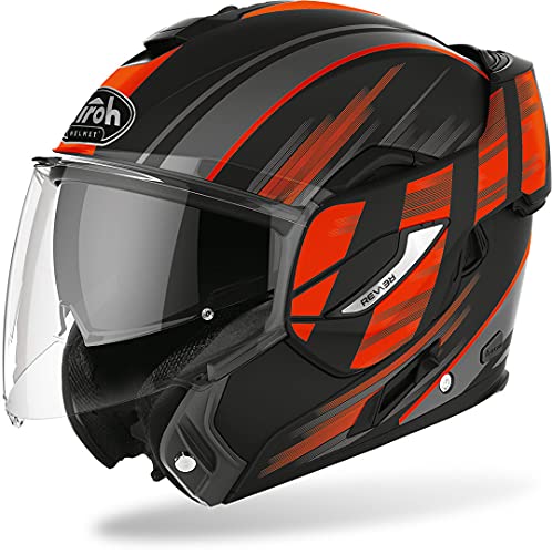 Airoh RE19IK32 Casco Air Rev 19 Ikon Naranja Mate XS, Hombre