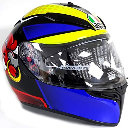 AGV - Casco Integral K-3 SV AngryBull Multi PLK XL Rojo/Azul