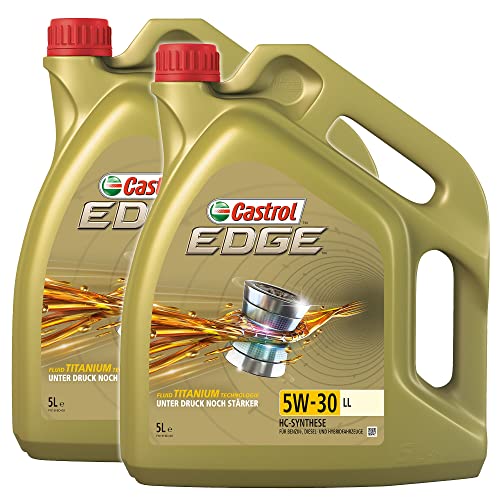 Aceite para motor Castrol Edge Titanium FSTTM 5W-30 LL, 2 garrafas de 5 litros