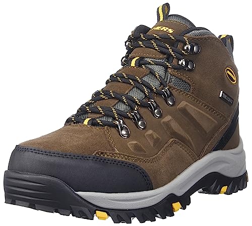 Skechers Relment Pelmo, Botas de Senderismo Hombre, Caqui, 42 EU