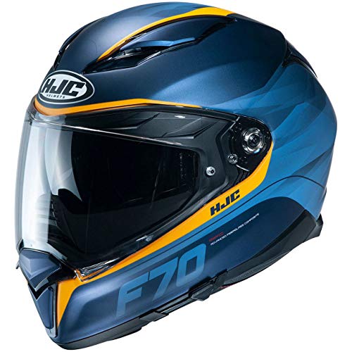 HJC Helmets HELMET F70 FERON BLUE/YELLOW M