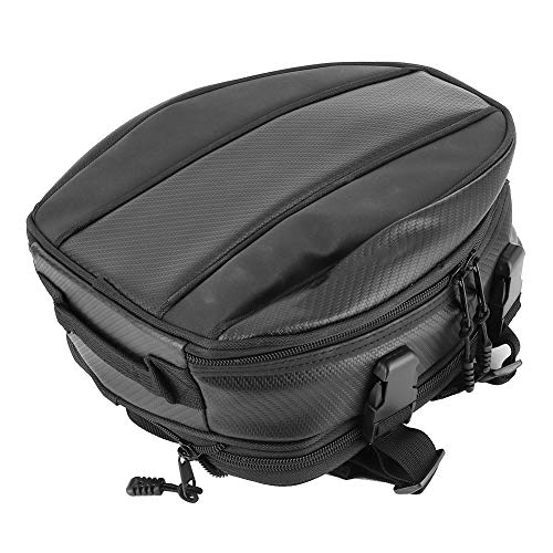 Fydun Bolsa de Asiento Trasero de Motocicleta, Bolsa de Cola de Motor Impermeable, Asiento Trasero, Casco, Equipaje, Caja