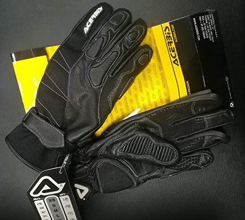 Acerbis Guantes de motocross Dakotoa, color negro, talla L