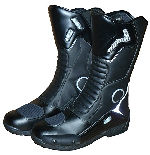 Protectwear Botas de Moto, Negro, Talla 41