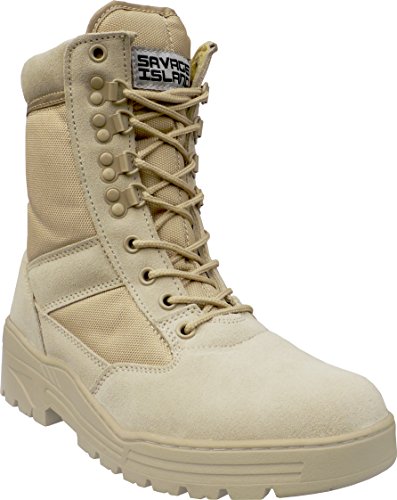 Savage Island Desierto Botas Ante Ligeras Tipo Militar