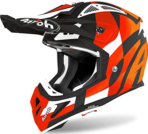 AIROH HELMET AVIATOR ACE TRICK ORANGE MATT L