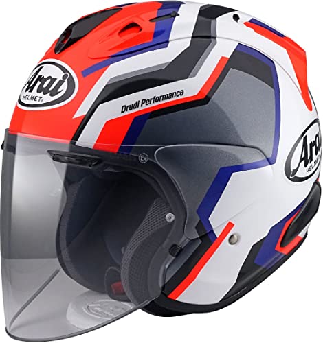 ARAI SZ-R VAS RSW Casco (White/Red/Blue,XS (53/54))