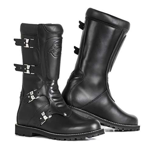 Stylmartin Botas Motorcycle, color negro, talla 43