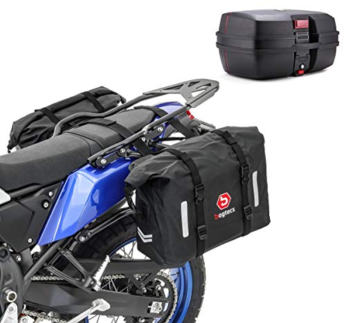 Set Bolsas Laterales WP8 + Baul TP8 45L para Benelli Leoncino 500 / Trail