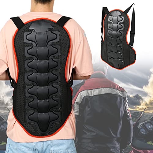 Protector de espalda para motocicleta, universal, para hombre y mujer, para moto, esquí, snowboard (M)