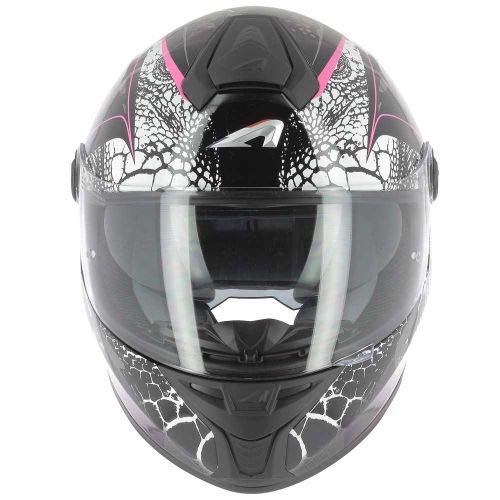 Astone Helmets - Casque de moto GT800 évo Graphic Kaiman - Casque intégral mixte homologué - Casque de moto intégral en polycarbonate - Pink M