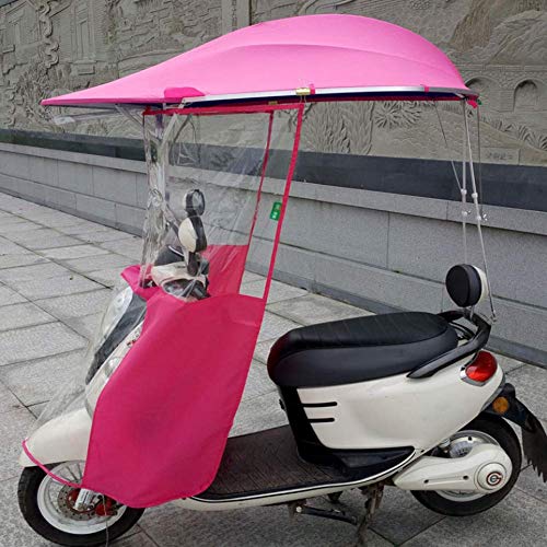 BGSFF Cubierta Impermeable a la Lluvia para Scooter, Cubierta para sombrilla de Motocicleta eléctrica - Accesorios Simples para sombrilla de automóvil eléctrico Parabrisas Transparente,