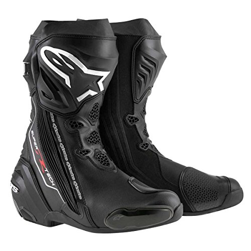 Alpinestars Botas de moto Supertech R, negro, talla 44