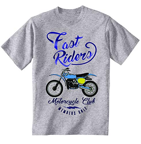 Teesandengines Bultaco pursang mkii 370 Fast Riders Camiseta Gris para Hombre de Algodon Size Xxxlarge