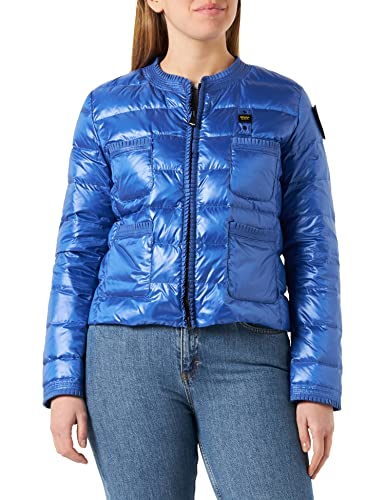 Blauer Chaqueta Corta Acolchada de Pluma, 959 Baia Azul, XS para Mujer