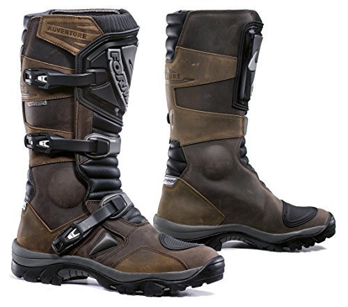 Forma WP Botas de Moto con Homologación de Tipo CE, Marrón, 40