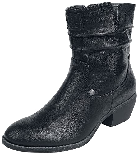 Black Premium by EMP Mujer Botas Negras con tacón EU40