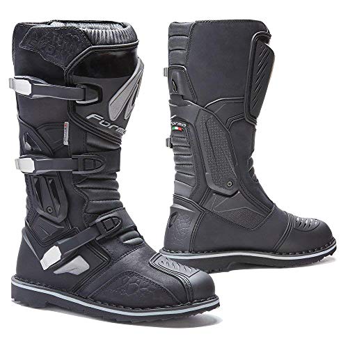 FORMA Hombre Forc51w-9942 Botas moto TERRA EVO WP homólogo CE NEGRO T42, Negro, 42 EU