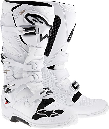 Alpinestars Alpinestar Tech 7 Botas Rojo/Gris/Negro Talla 11, Hombres, Color Blanco, 48 EU