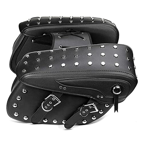 Bolsas alforja para Kawasaki Vulcan 900 Classic/Custom VH6 Negro