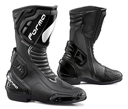 FORMA Botas de Moto Freccia Dry WP con Homologación de Tipo CE, Negro, 47