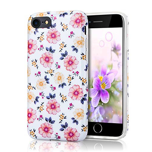 ZQ-Link Funda iPhone 6,Funda iPhone 6s,Suave TPU Carcasa Caso Flores de Rosa Anti-Arañazos Protectora Case - Flor Creativa