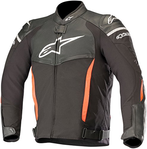 Alpinestars Chaqueta moto Sp X Jacket Black Red Fluo, Negro/Rojo, 54